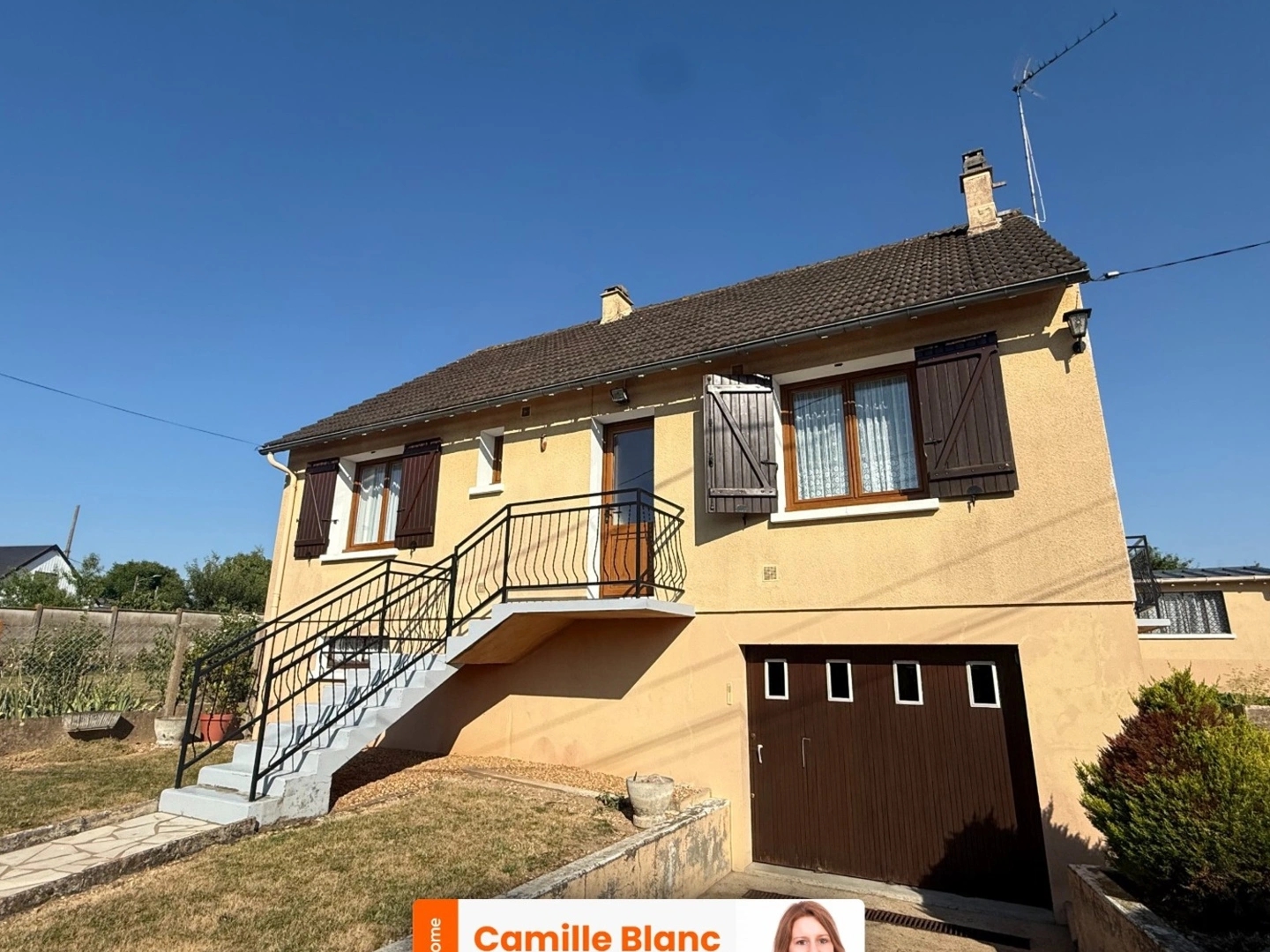 Maison 4 pièces avec sous-sol total et jardin - Vallée de l'Eure - Gare à pied