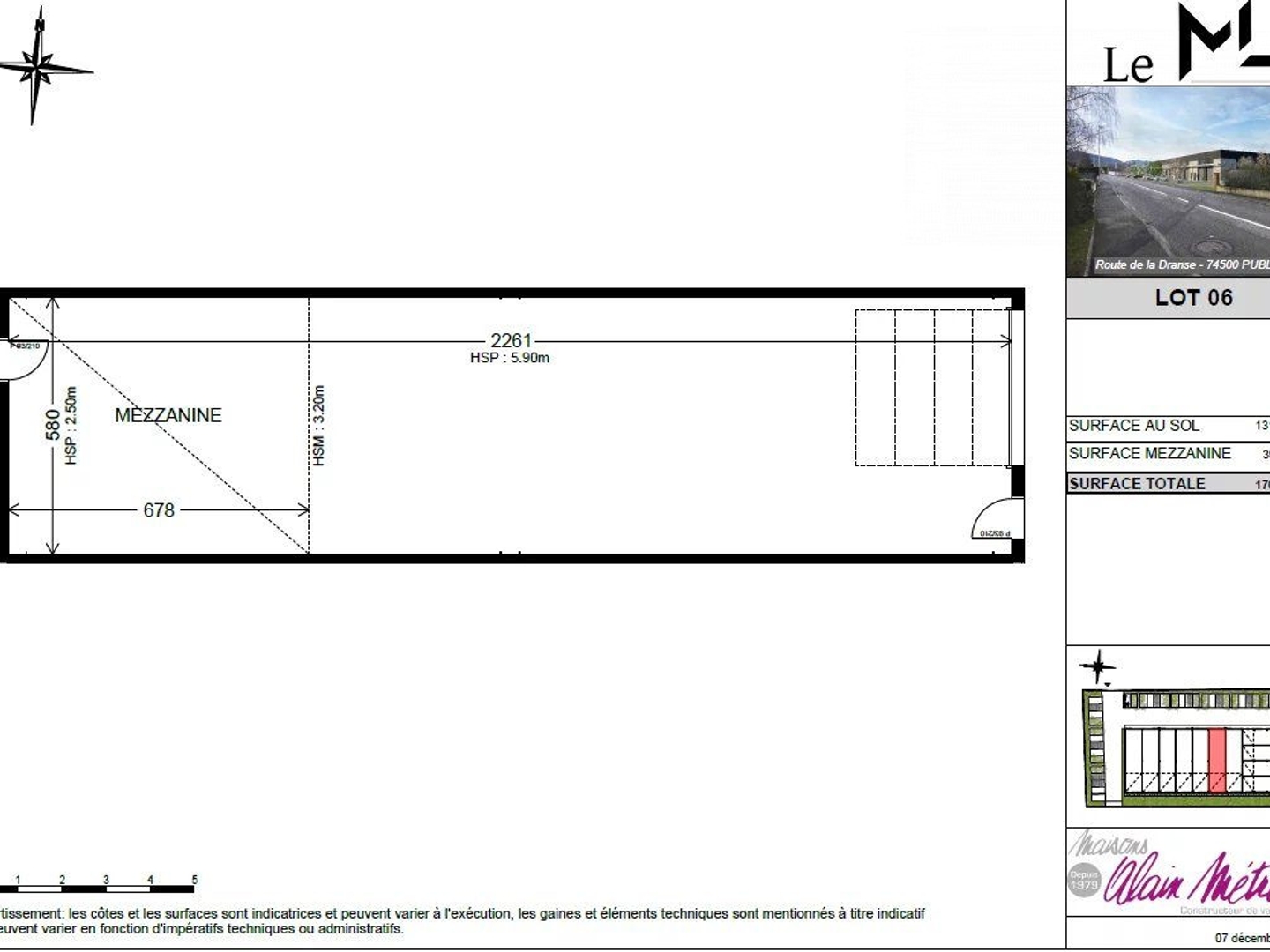 Locaux à vendre - 131m2 - Publier (74500)