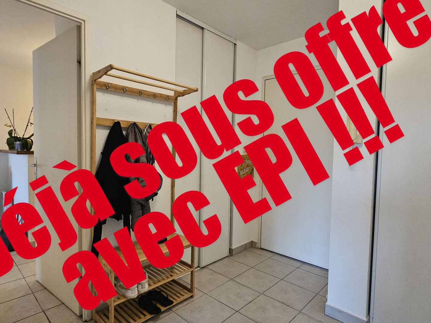 3-room apartment with parking and balcony sold rented