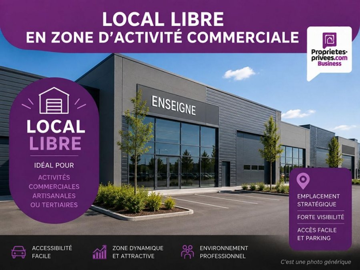 Commerce 1 pièce 122 m²