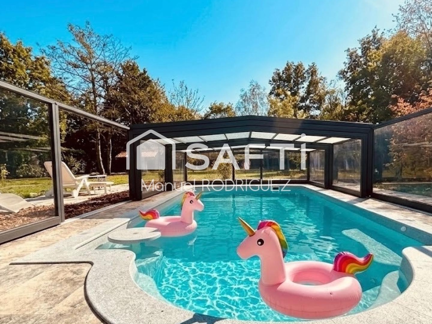 Maison ossature bois de 110m2 sur terrain de 5200m2 entièrement clos