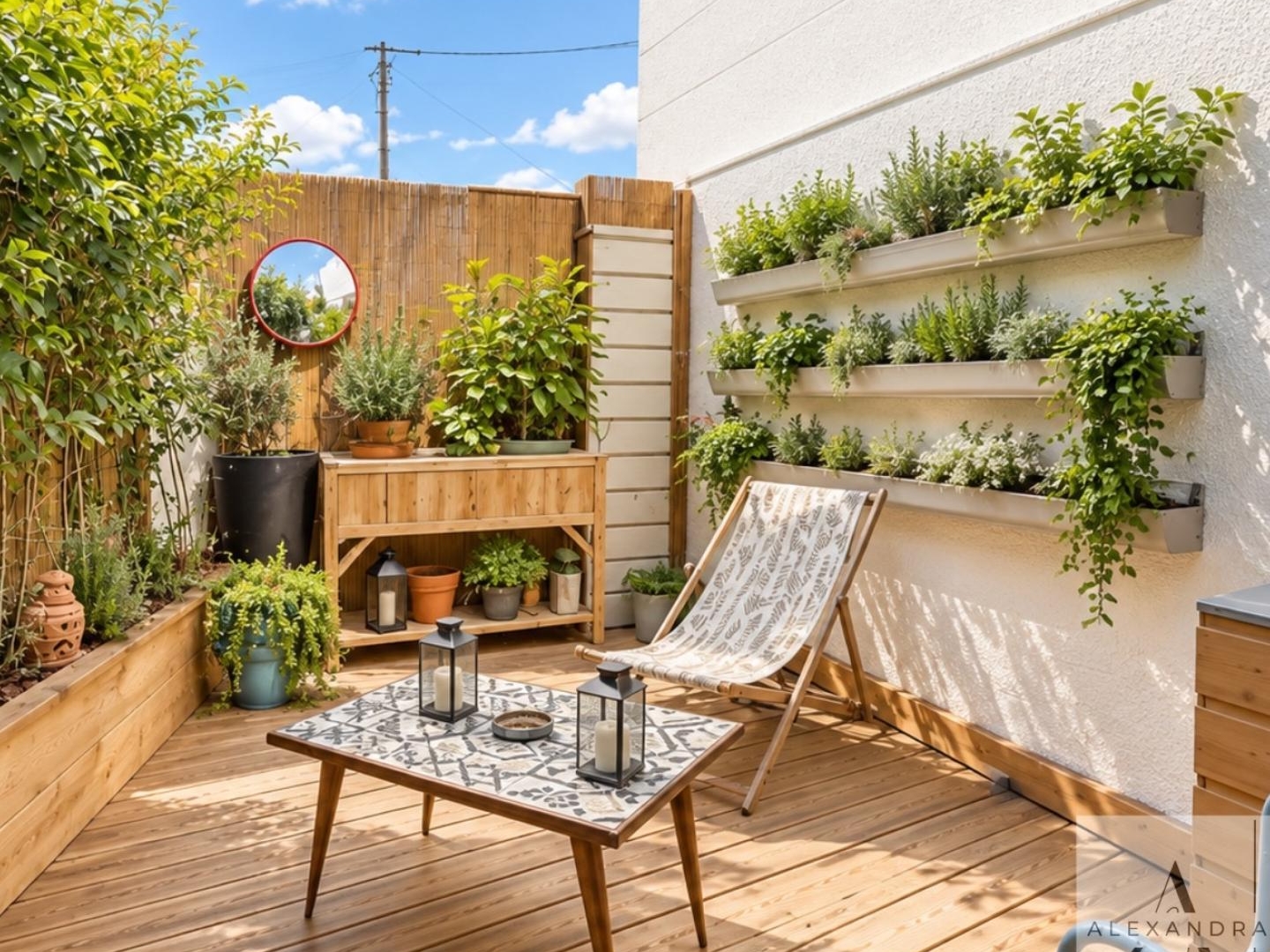 Maison 83 m² centre CAUDERAN avec terrasse et stationnement