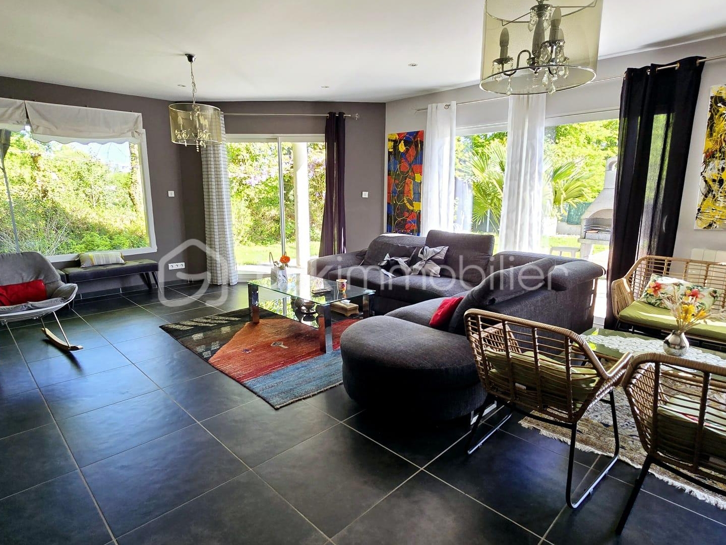 Maison à vendre - 7 pièces - 230m2 - Ousse (64320)