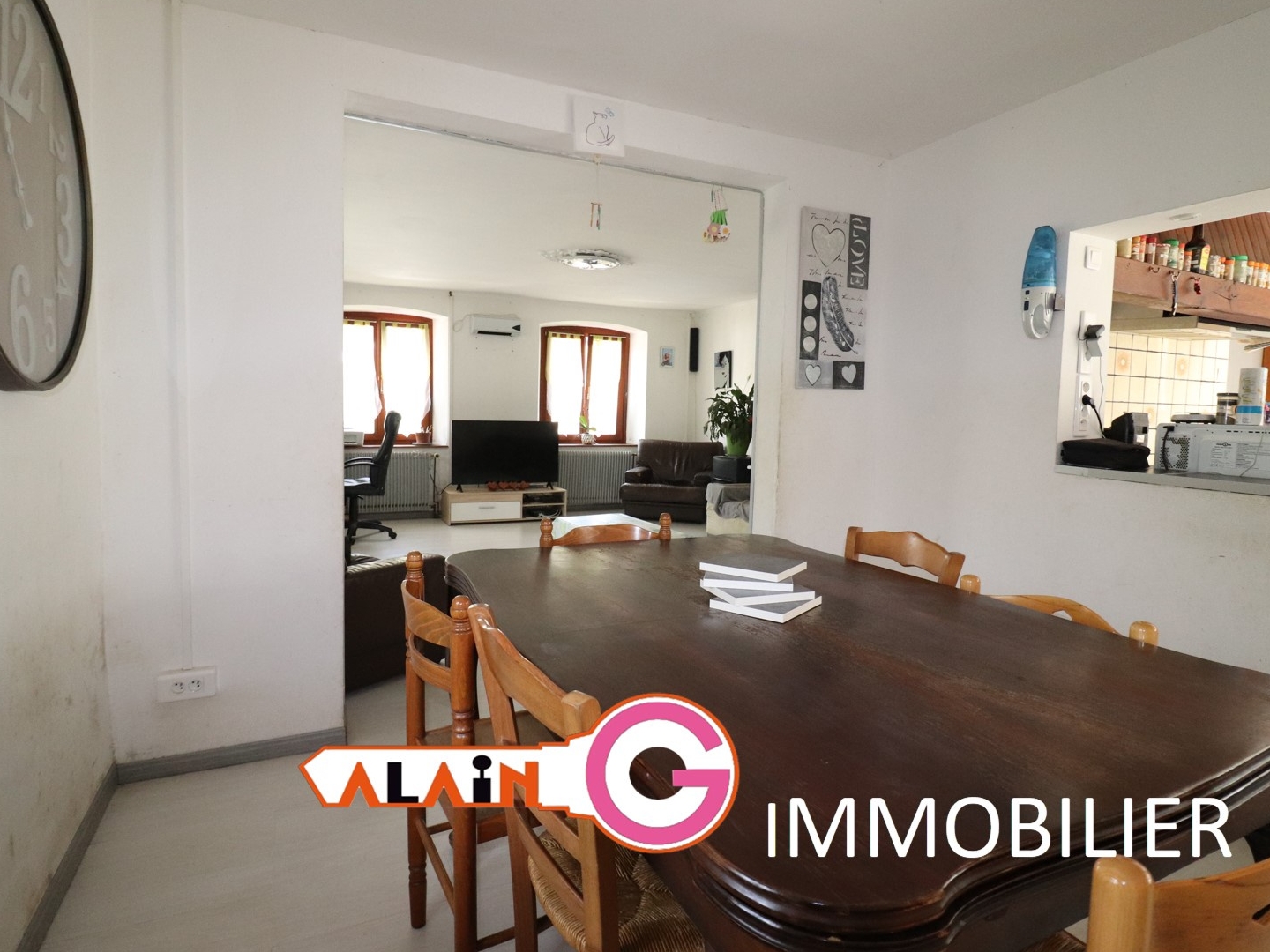 Grand appartement avec terrain
