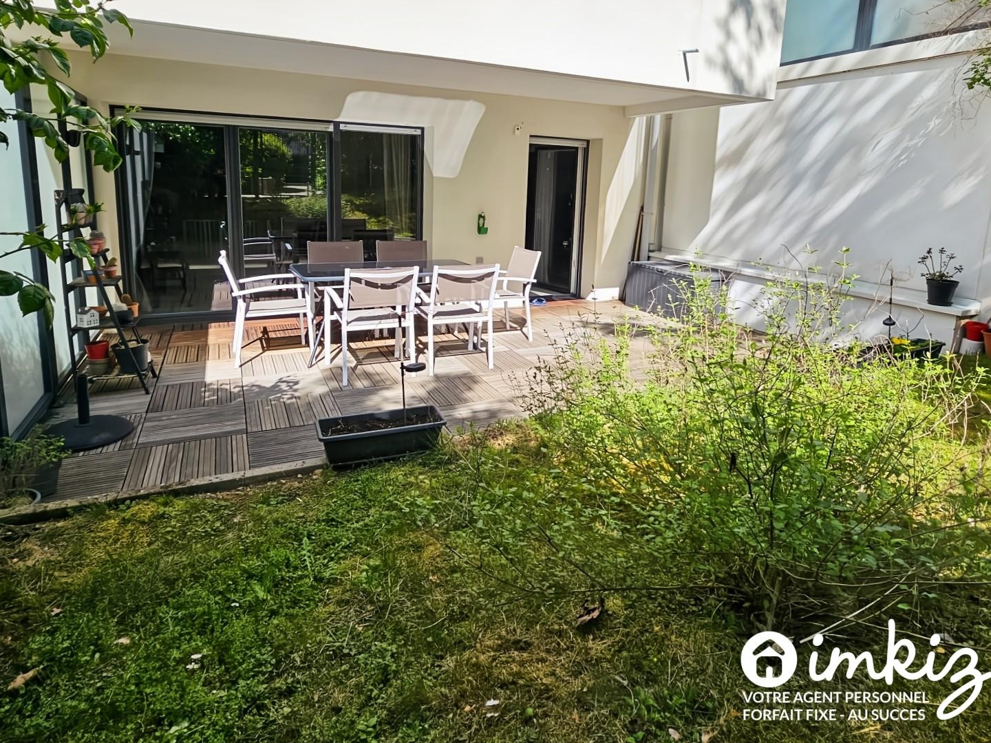 Appartement 3 pièces avec double terrasse