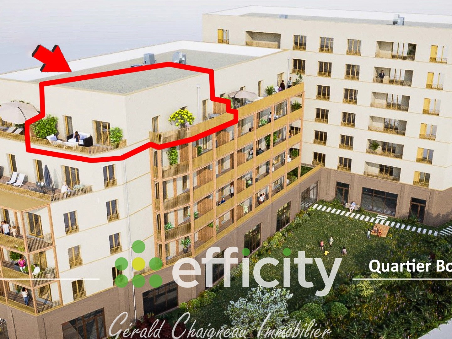 Appartement 3 pièces 61 m²