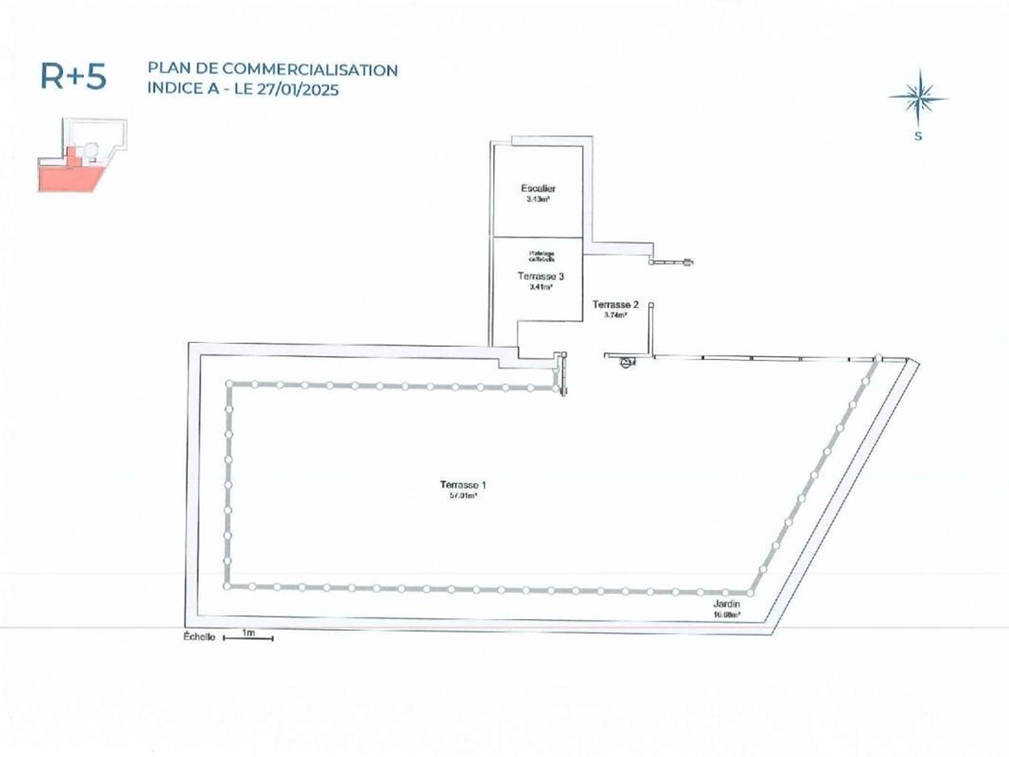 Appartement à vendre - 3 pièces - 70m2 - Paris 19e (75019)