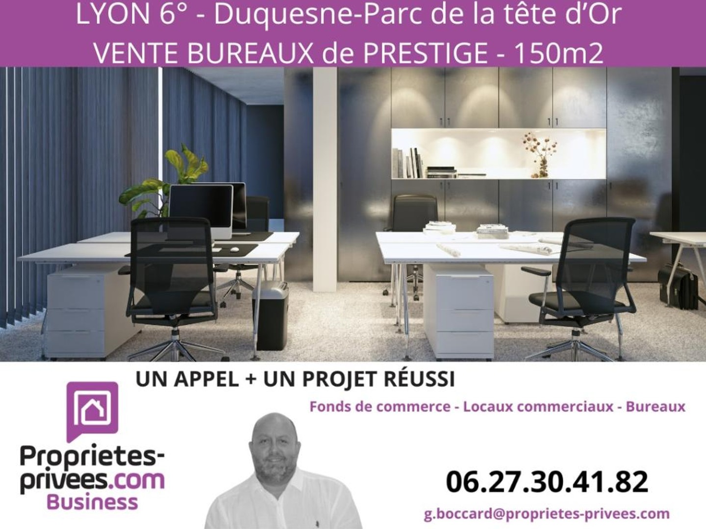 69006 LYON - BUREAUX 150 m²