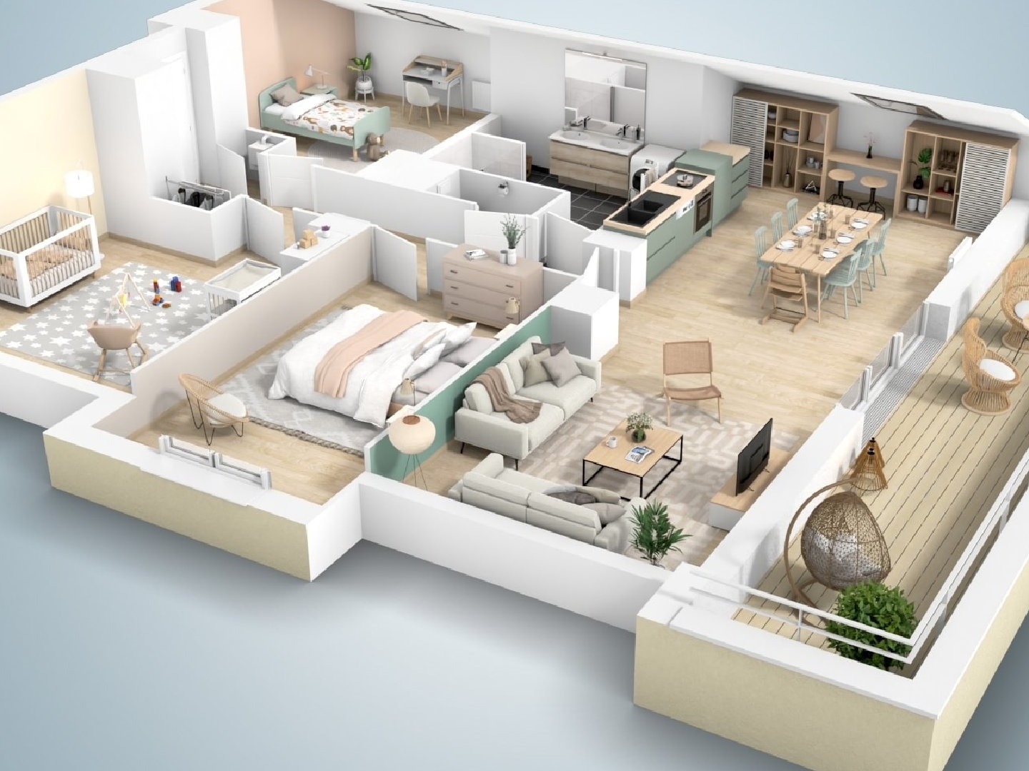 Appartement à vendre - 4 pièces - 81m2 - Pornic (44210)
