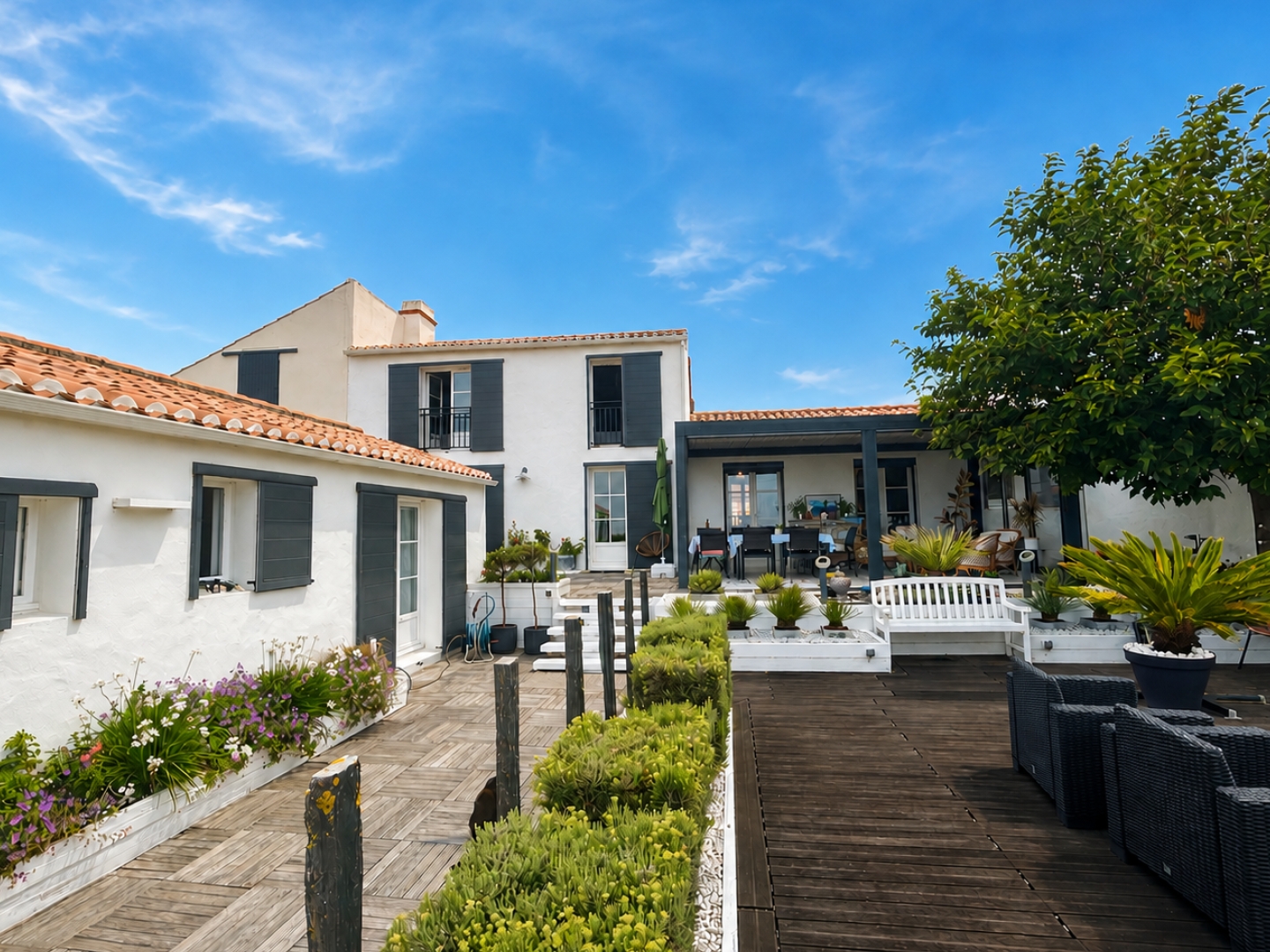 Ile de Noirmoutier : Villa de famille remarquable - vue mer incroyable
