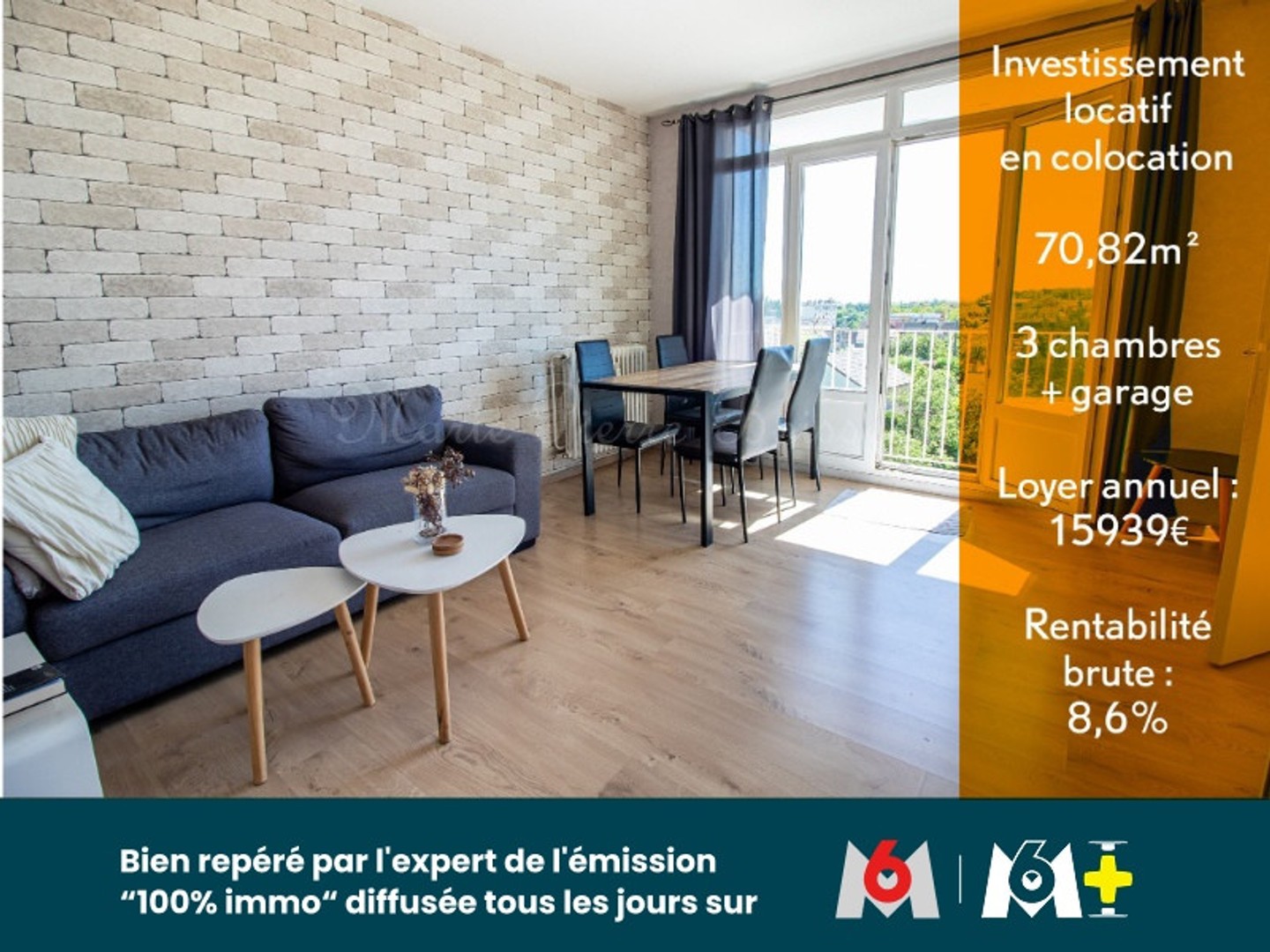 Spécial investisseurs - Investissement locatif clés en main - Colocation étudiante en place