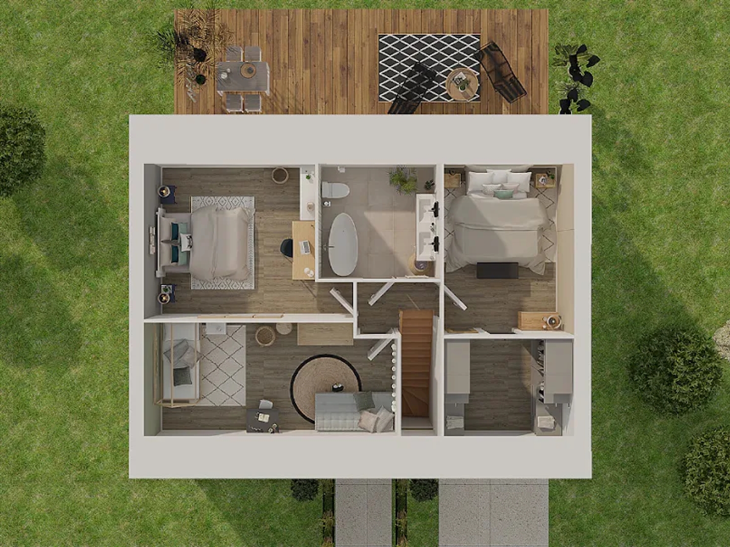 Maison à vendre - 4 pièces - 92m2 - Billy-Berclau (62138)