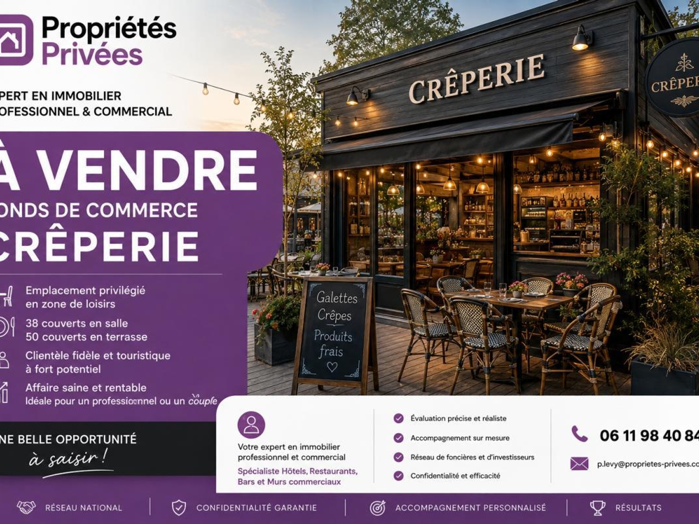 AMNÉVILLE-LES-THERMES - CRÊPERIE HISTORIQUE avec POSSIBILITÉ D'ACHAT DES MURS