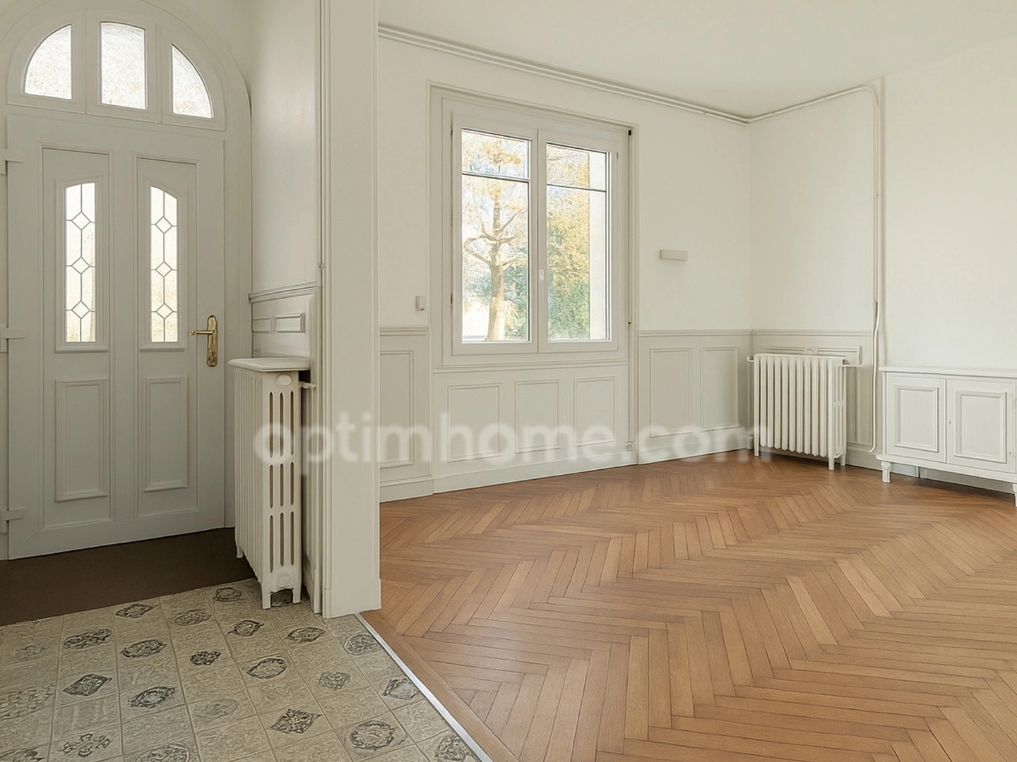 Maison de ville - Ancienne maison de maître en brique et silex - Rouen 249 000 € - 107 m² - 4 chambres - Jardin