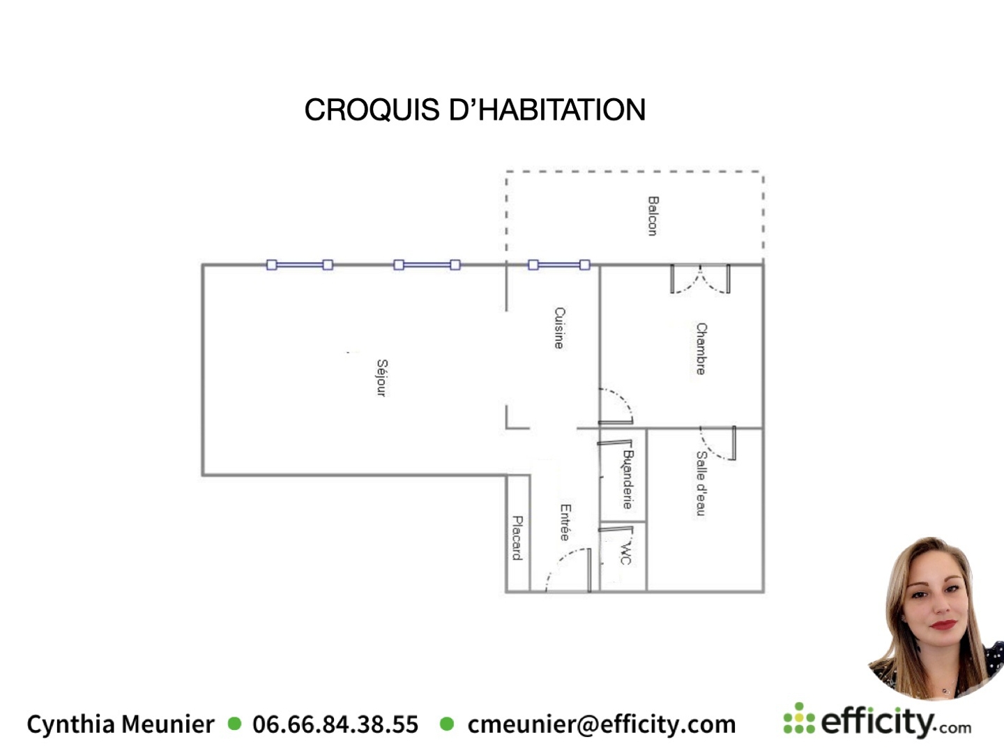 Appartement à vendre - 2 pièces - 56m2 - Angoulême (16000)