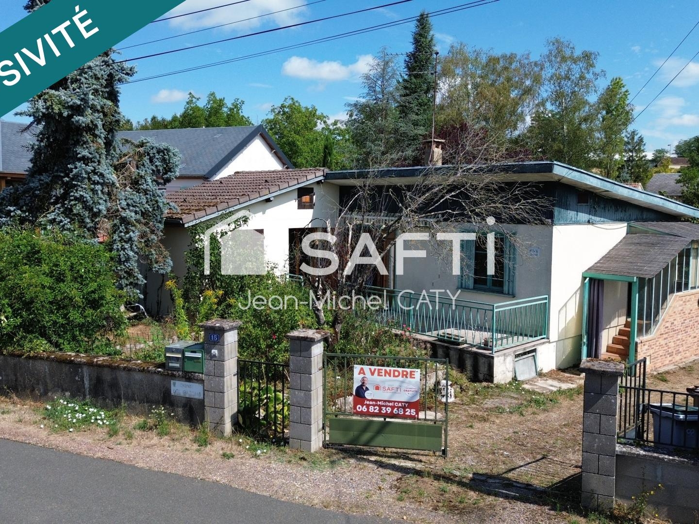POUILLY SUR LOIRE, maison de 73 m² sur 1888 m² de terrain.