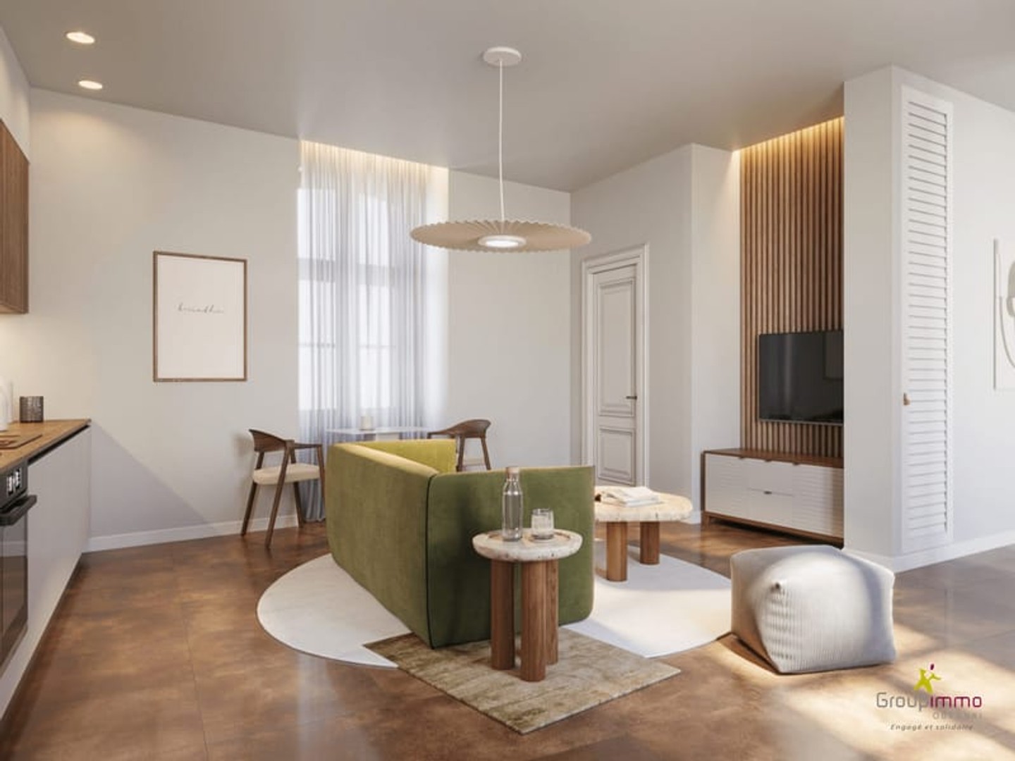 Appartement 2 pièces 58 m²