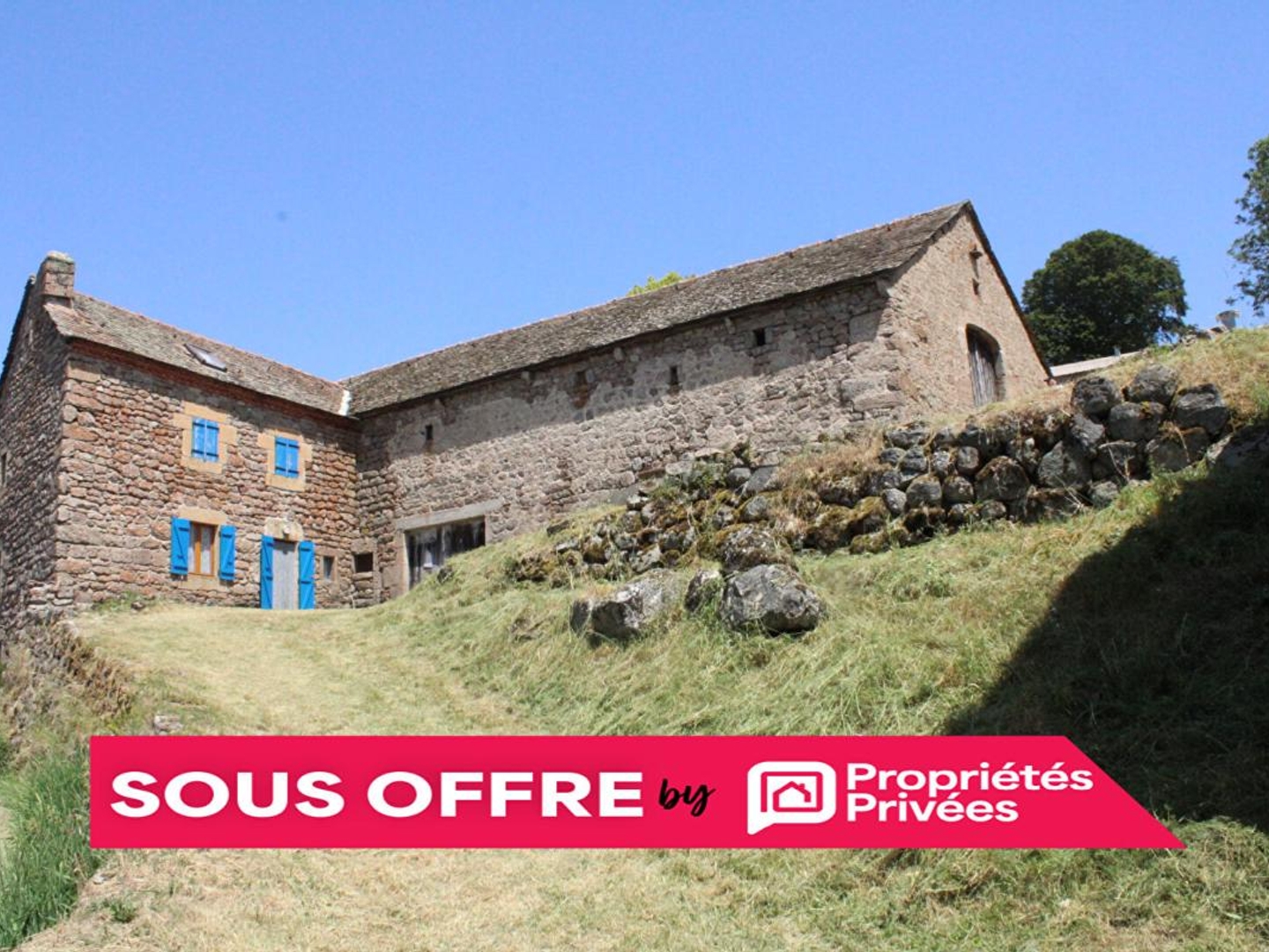 Maison en pierre et lauze à Montbel 4 pièce(s) 70 m2 sur une parcelle cadstrée de 685 m²