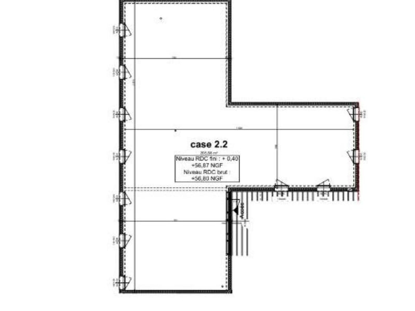 Local 1 pièce 205 m²