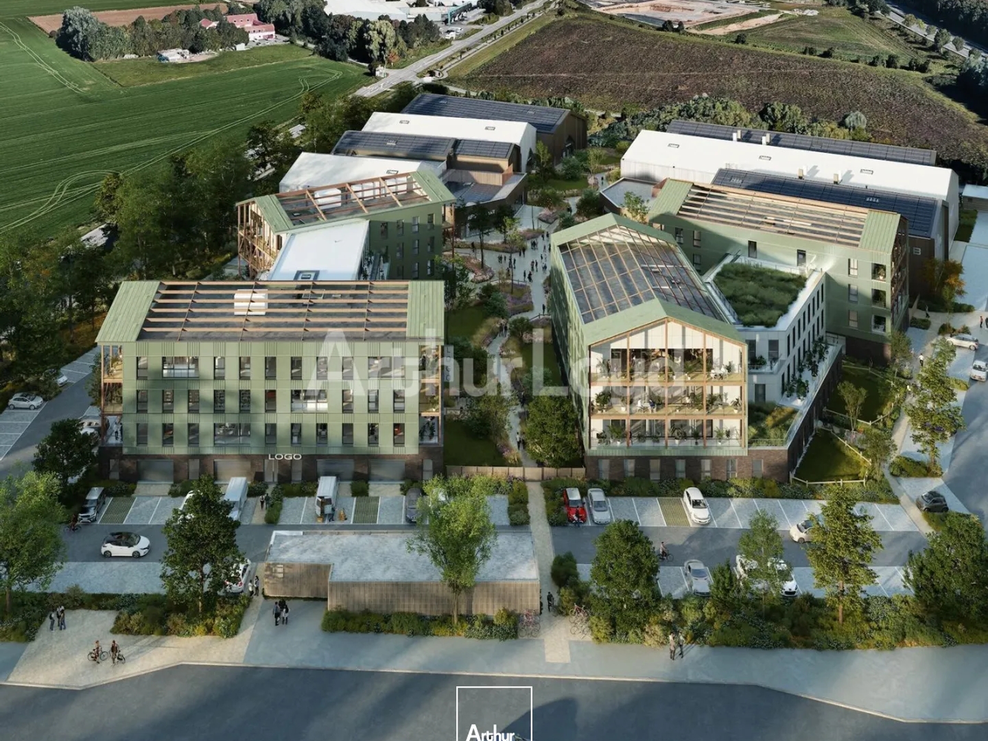 Bureaux à vendre - 1920m2 - Marcq-En-Baroeul (59700)