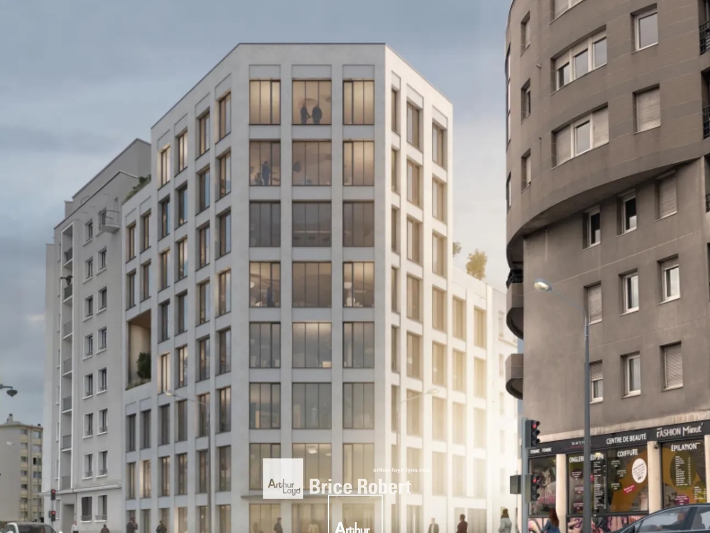 Bureaux neufs à vendre à Villeurbanne prestations haut de gamme Gratte Ciel
