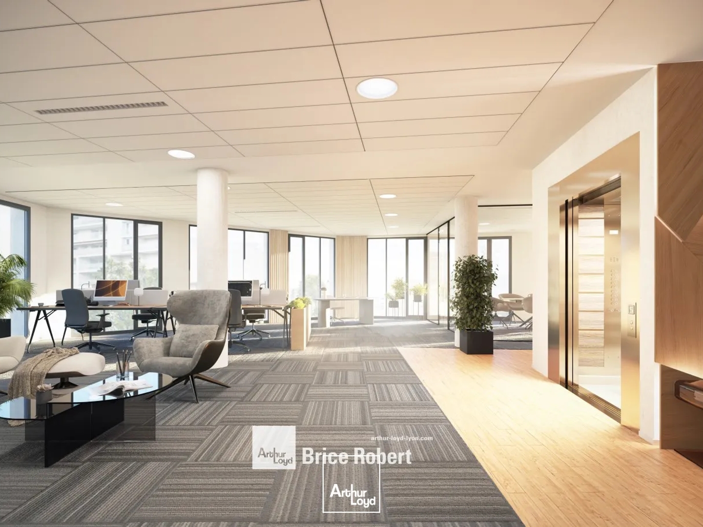 Bureaux à vendre - 1941m2 - Villeurbanne (69100)