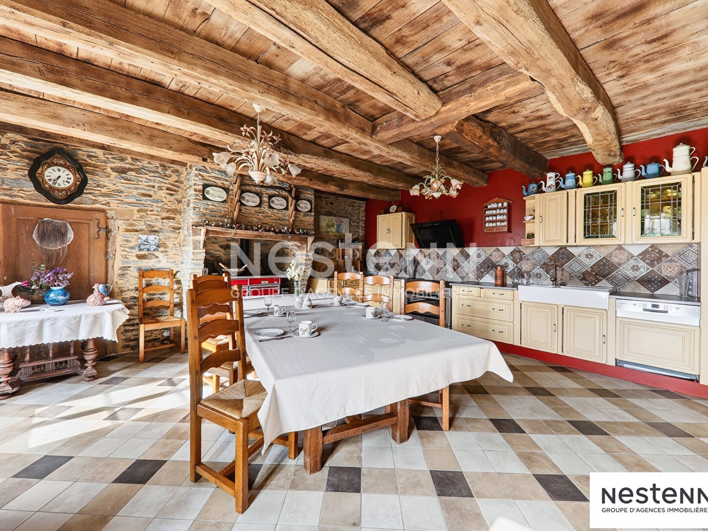 Maison à vendre - 20 pièces - 509m2 - Saint-Thélo (22460)