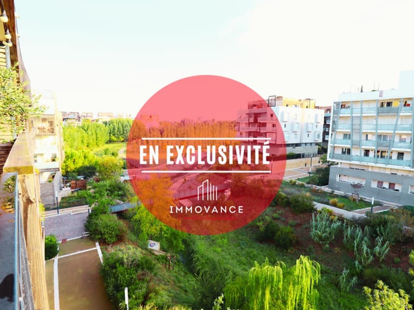 PORT-MARIANNE - TERRASSE VUE 180o 'PARC CHARPAK' + GARAGE
