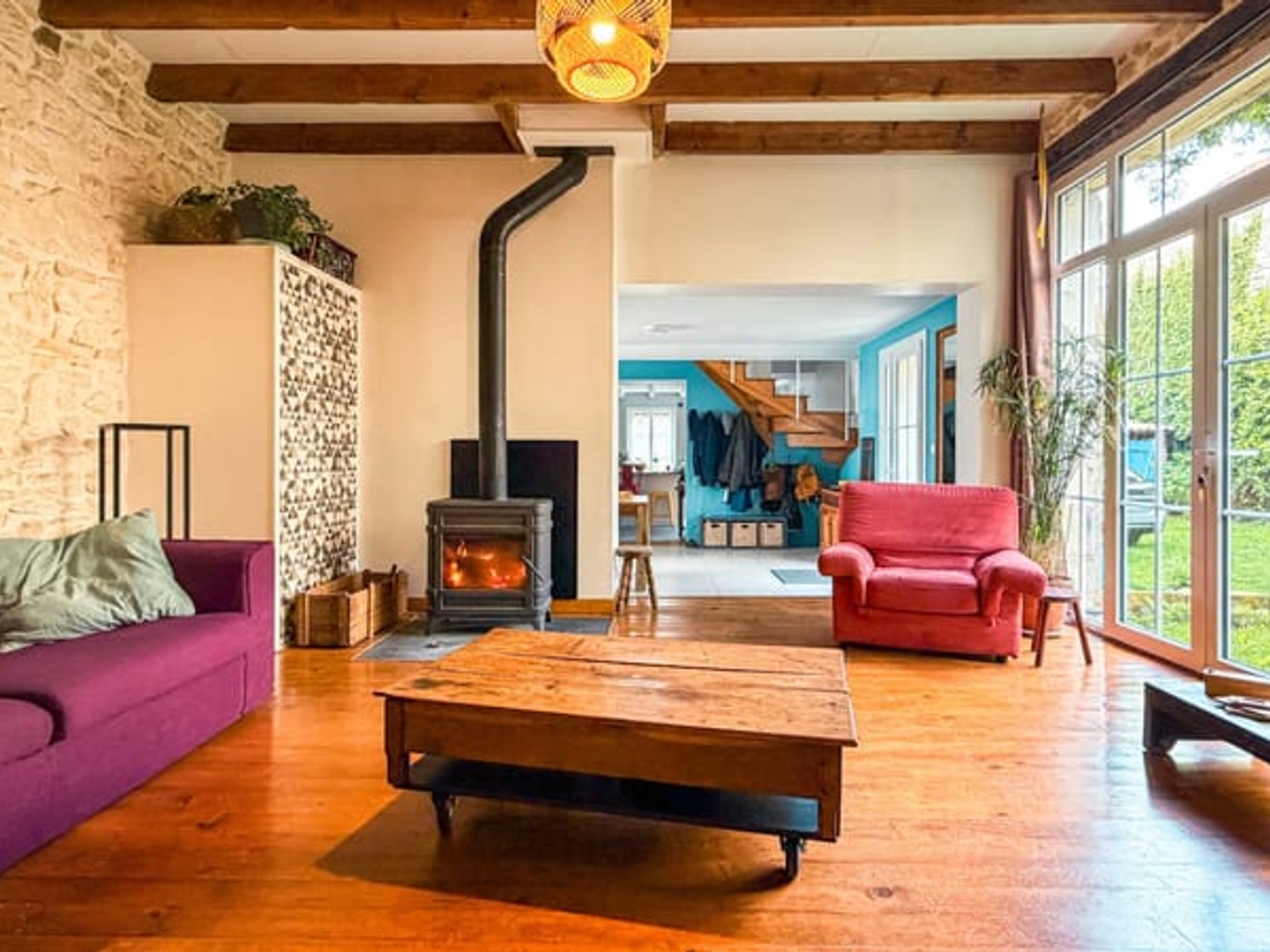Maison 3 chambres et jardin