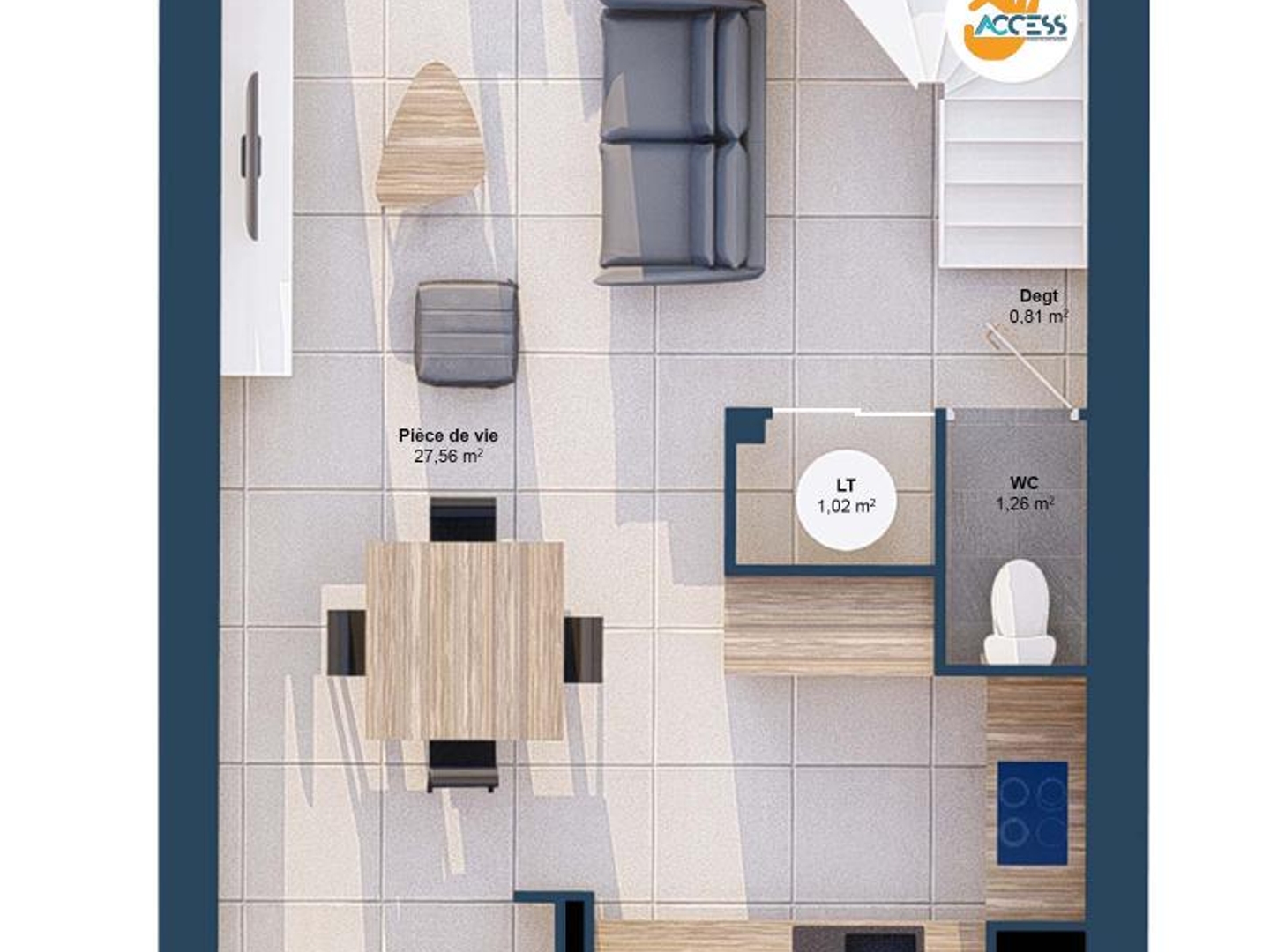 Maison à vendre - 60m2 - Bobital (22100)