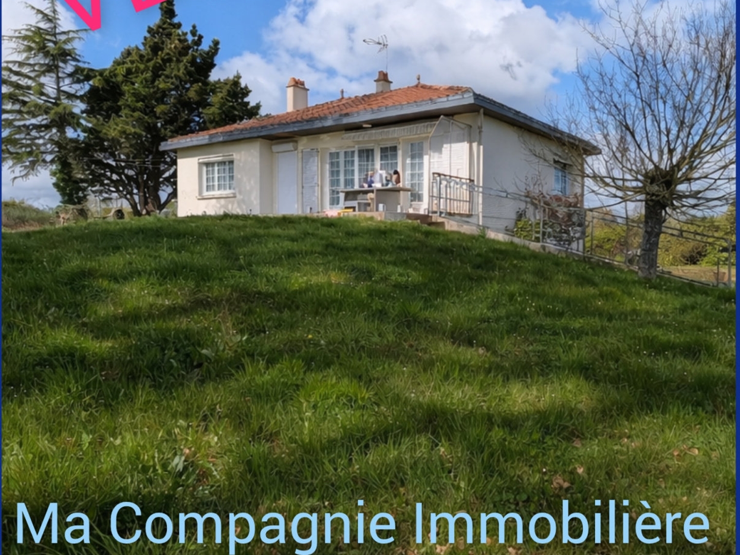 Charmante maison avec grand terrain et dépendances