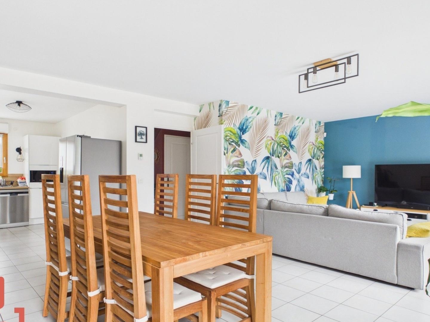 Maison individuelle, 4 chambres, double garage