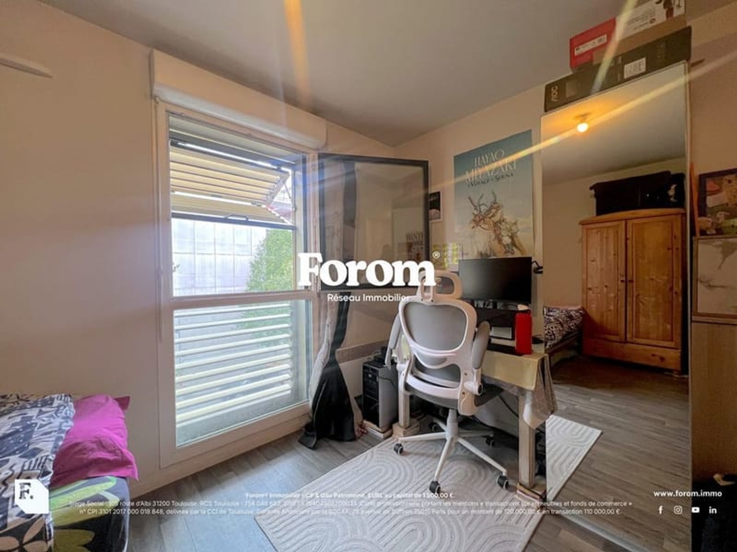 Appartement à vendre - 1 pièce - 23m2 - Toulouse (31400)