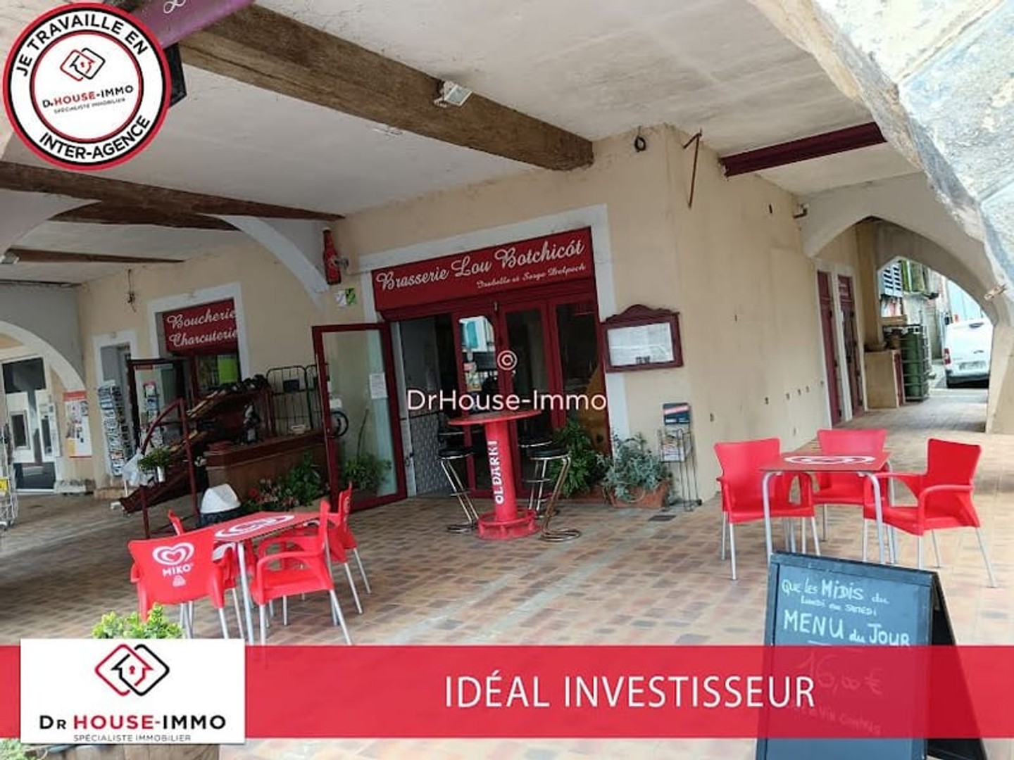 Fonds de commerce 214 m²