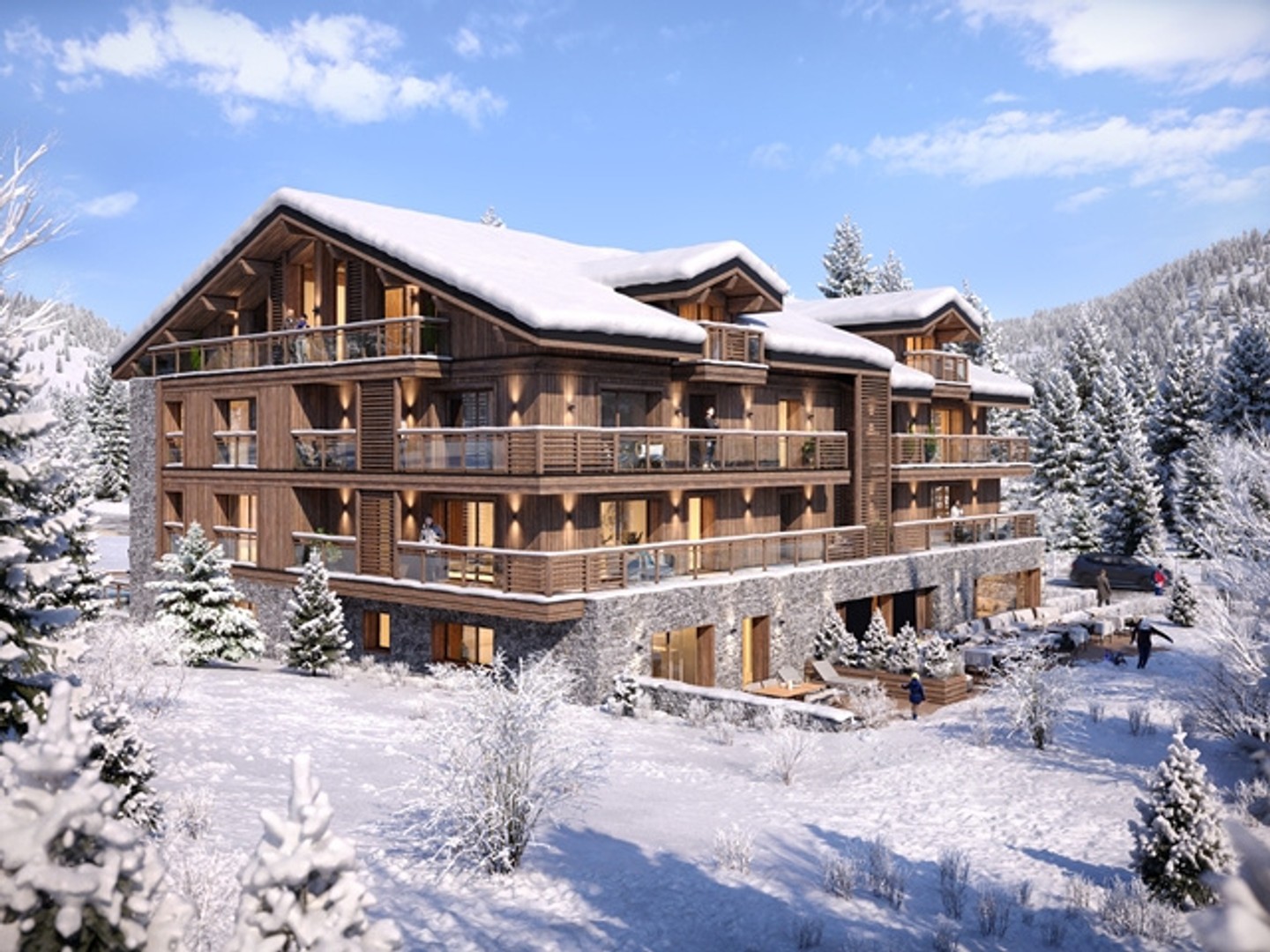 Lodge de 85 m2 situé au 1er étage