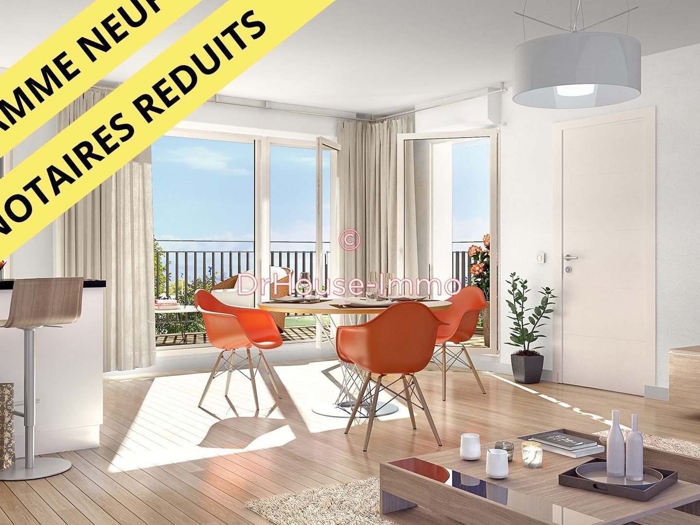Appartement 4 pièces avec balcon