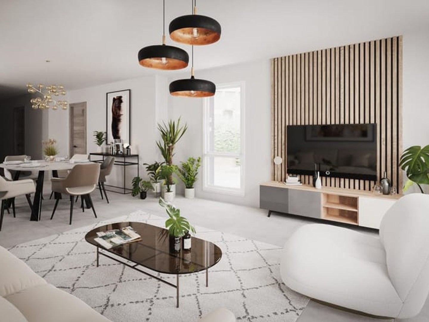 Maison en attique avec une grande terrasse à Gambsheim