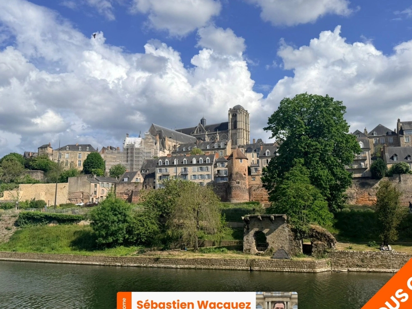 ✨ Appartement avec vue exceptionnelle sur la Cathédrale du Mans - Résidence calme et sécurisée ✨