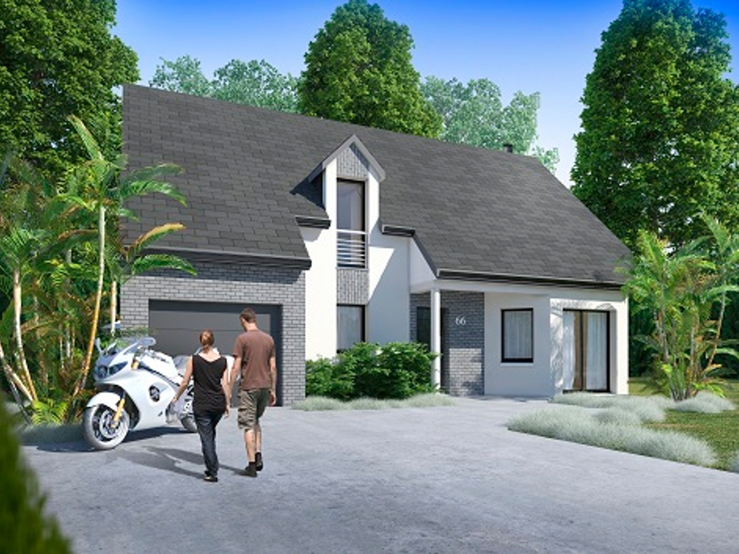 Terrain + maison 123 m²