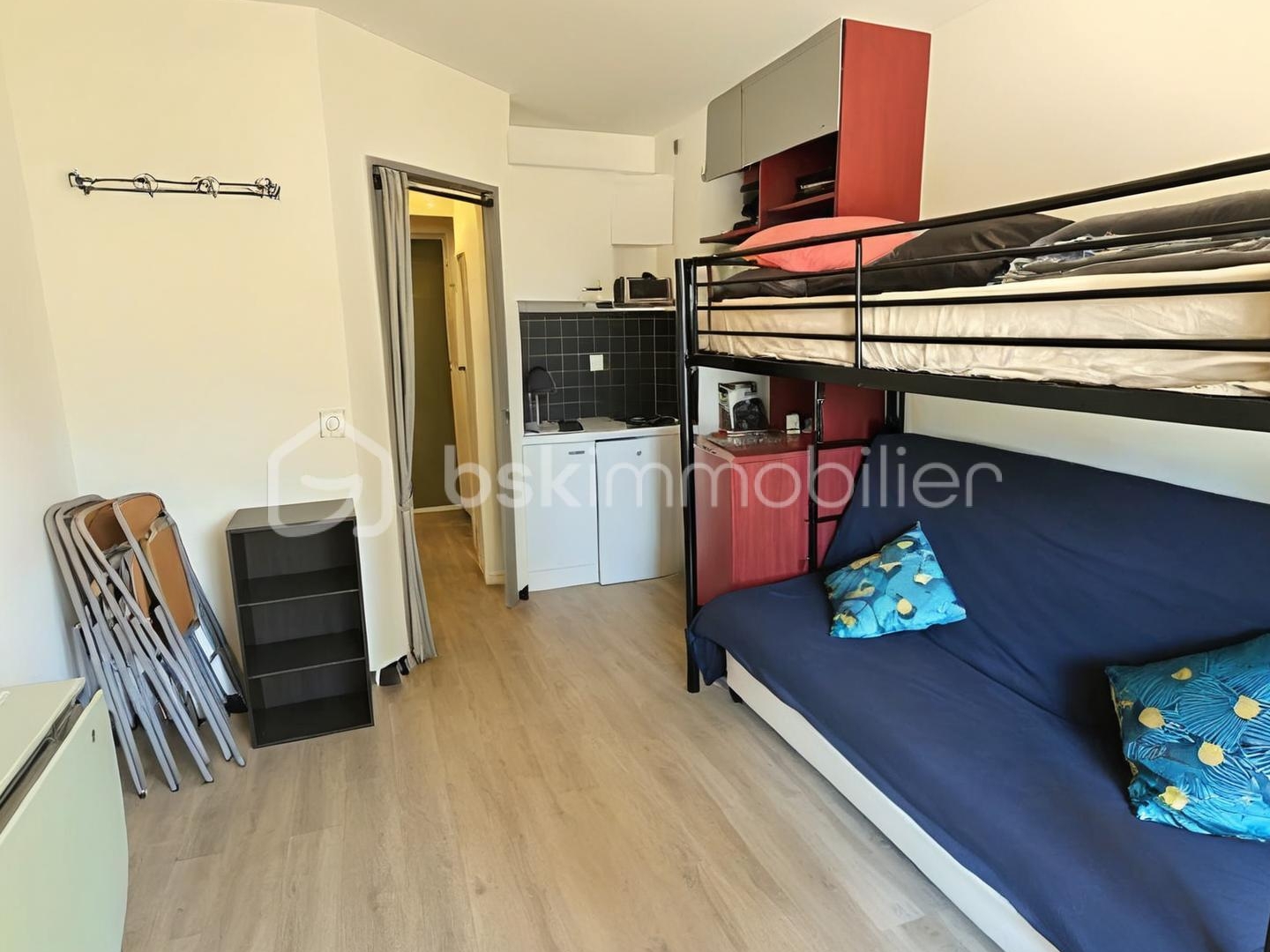 Studio 1 pièce 19 m²