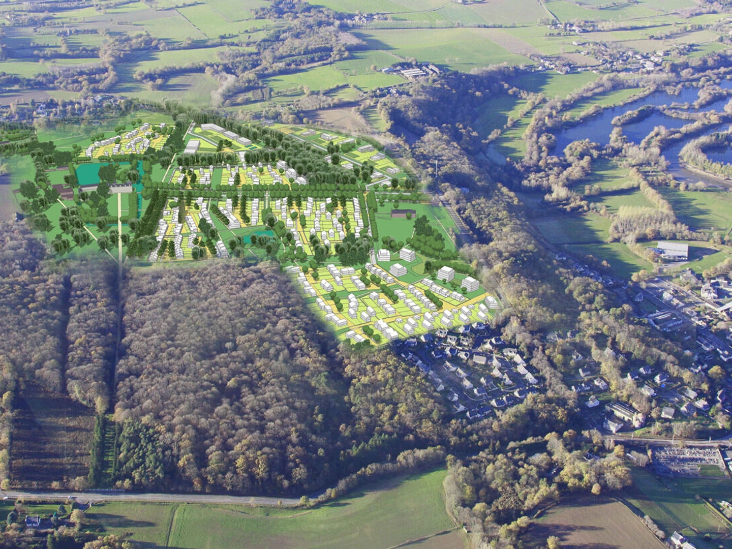 Terrain à vendre - 283m2 - Guichen (35580)