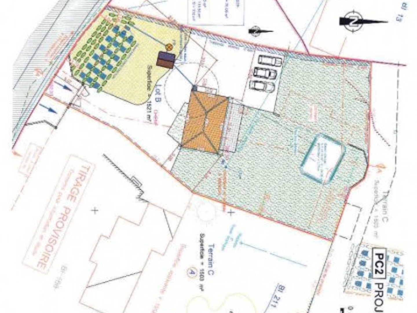 Terrain à vendre - 1503m2 - Trets (13530)