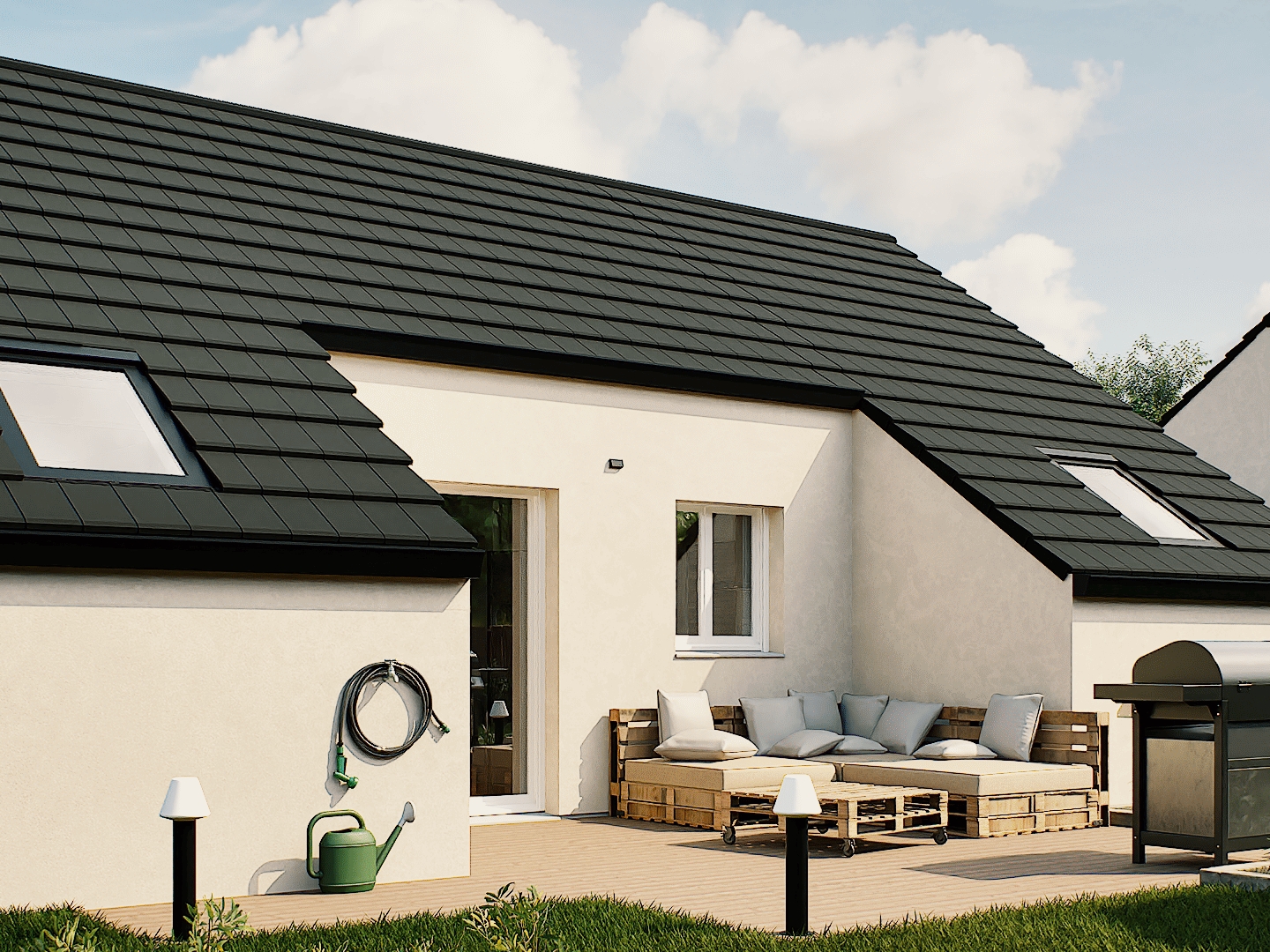 Terrain + maison 48 m²