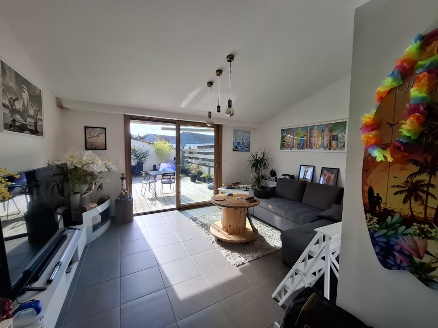 Bel appartement au Coeur du centre ville MACHECOUL, terrasse
