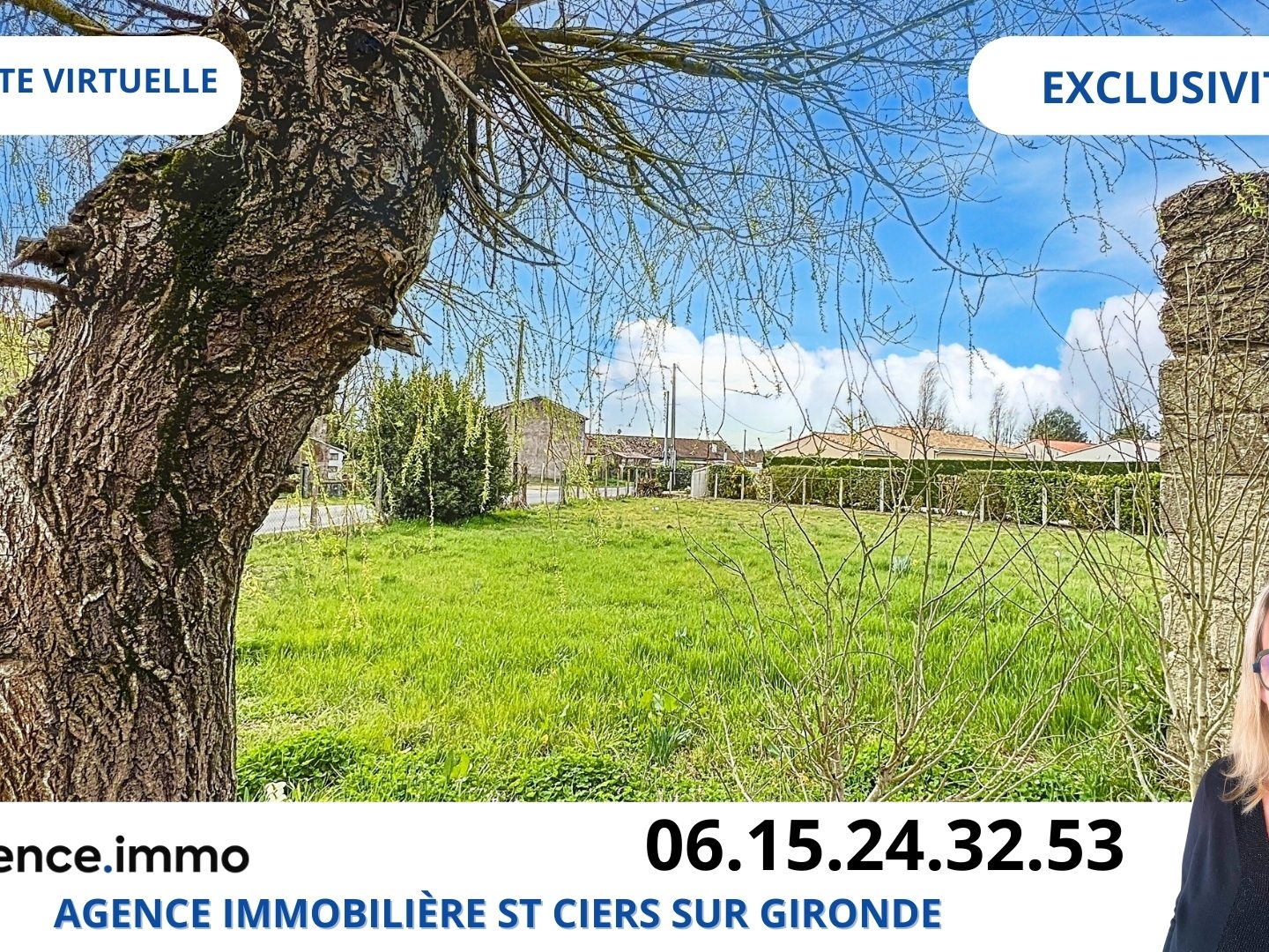 Terrain à vendre - 673m2 - Braud-Et-Saint-Louis (33820)