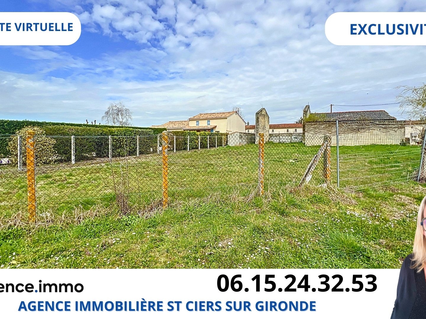 Terrain à vendre - 673m2 - Braud-Et-Saint-Louis (33820)