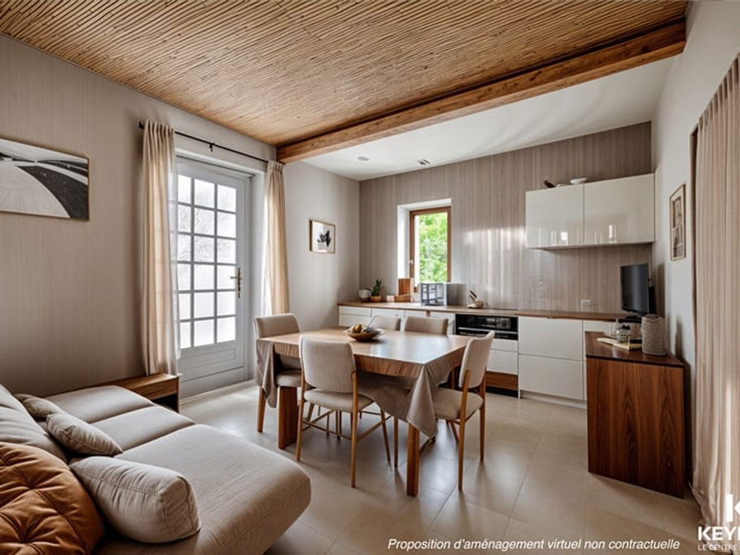 Appartement 2 pièces avec jardin au centre de Chambly
