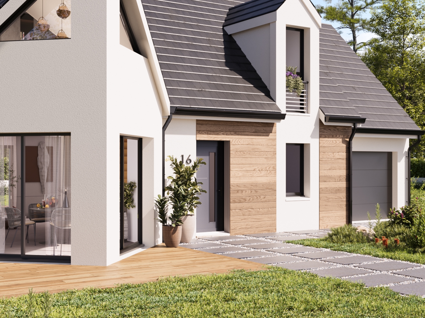 Terrain + maison 110 m²