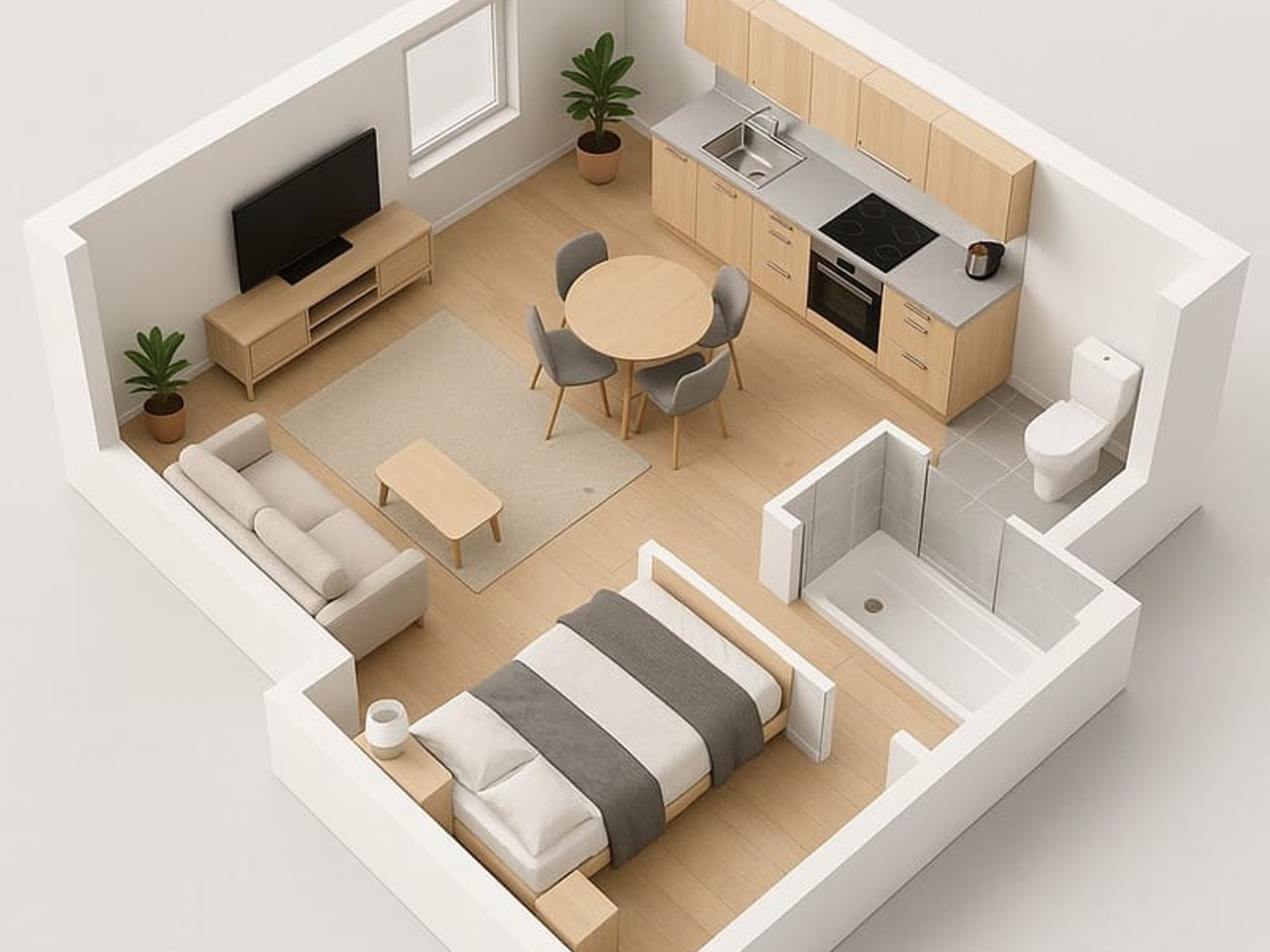 Découvrez ce charmant studio loué Spécial investisseur Toulouse Montaudran