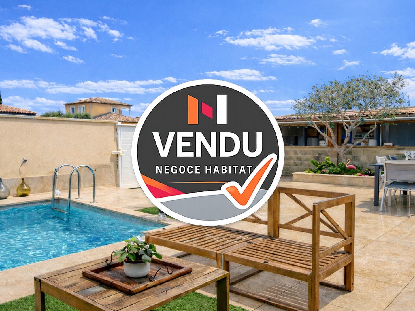 VILLA T4 PLAIN PIED - 86M2 - PISCINE - GARAGE - TERRAIN 335M